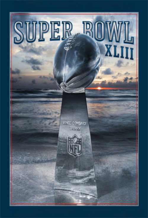 Super Bowl XLIII's poster