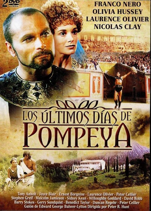 Background poster of The Last Days of Pompeii blurred