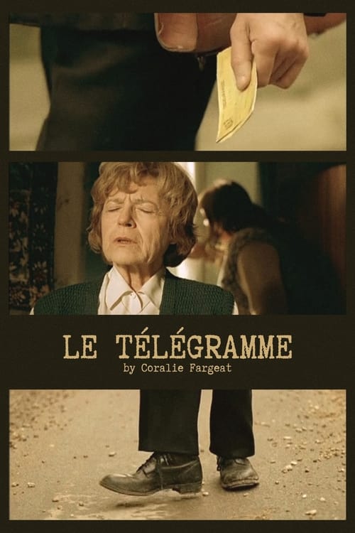 Background poster of Le télégramme blurred