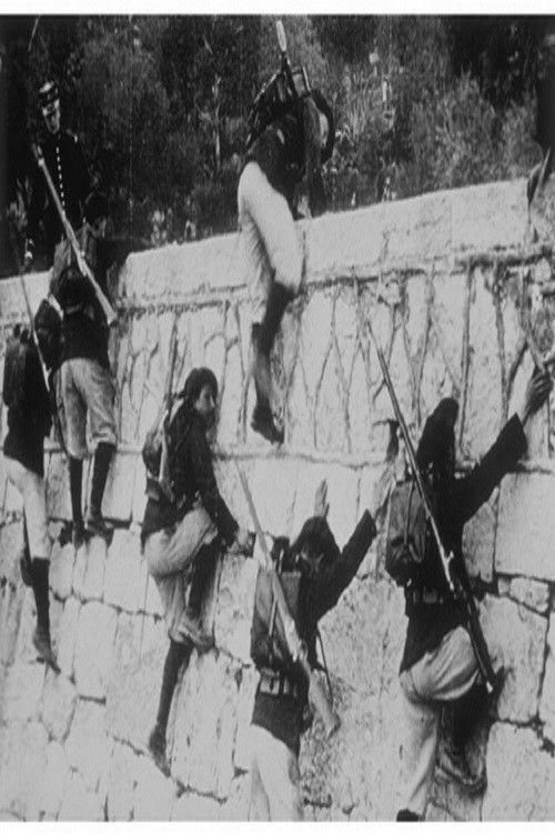 27ème chasseurs alpins: assaut d'un mur 1897