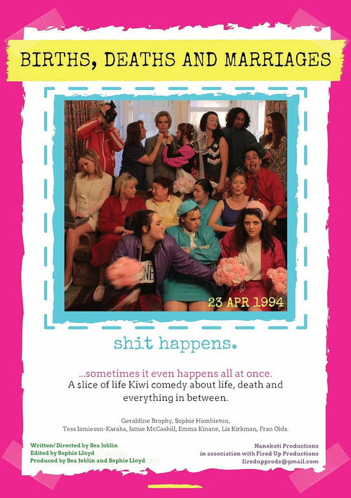 Births, Deaths & Marriages poster 2