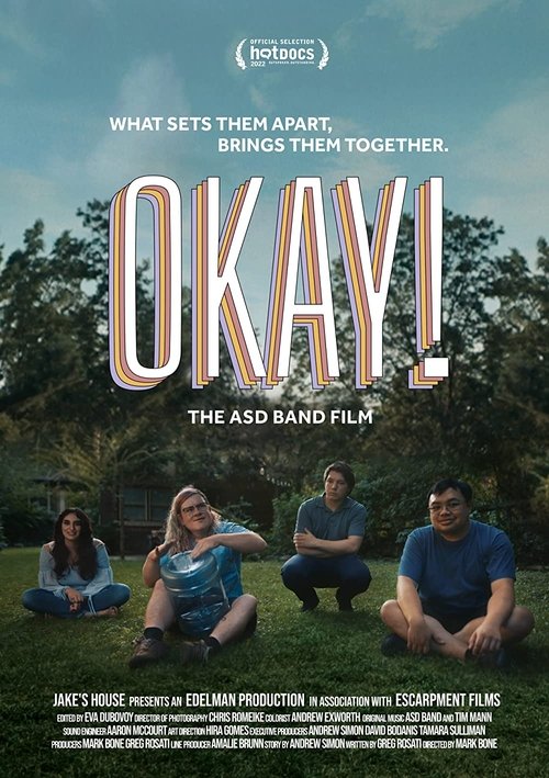 Background poster of Okay! (The ASD Band Film) blurred