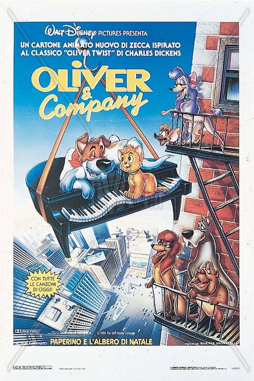 Oliver & Company (1988) Guarda lo streaming di film completo online