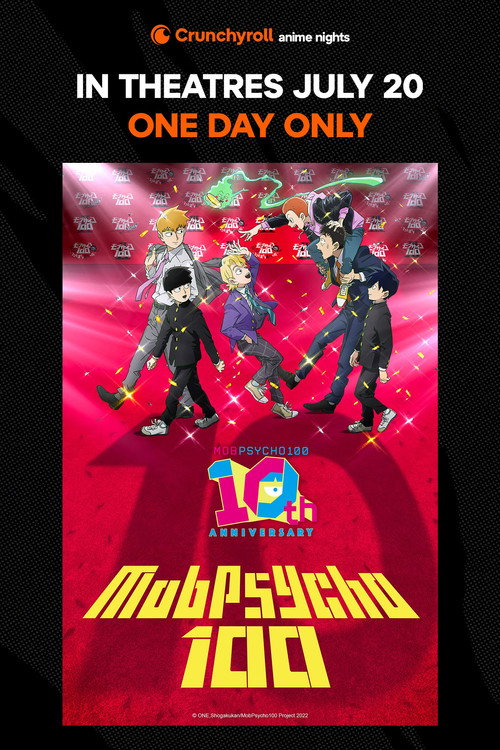 Mob Psycho 100 Celebrates Its 10th Anniversary Poster