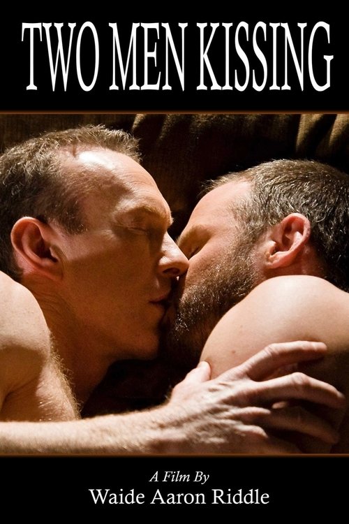 Two Men Kissing Poster