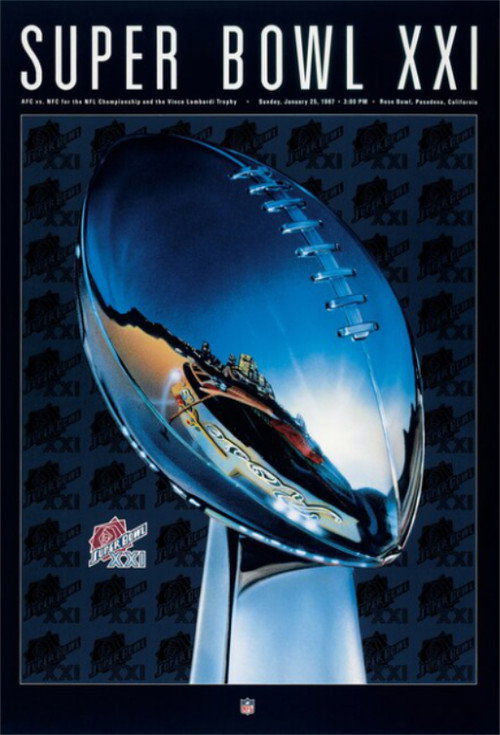 Super Bowl XXI Poster