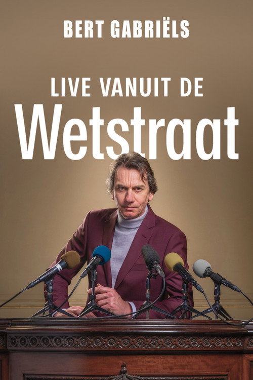 Bert Gabriëls: Live vanuit de Wetstraat Poster