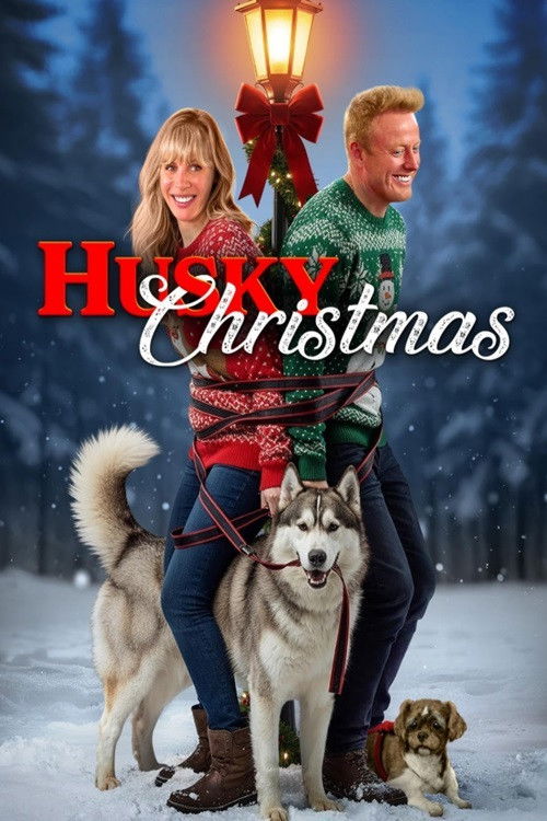 Husky Christmas Poster