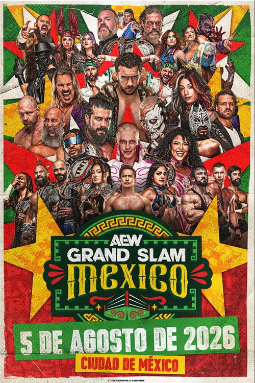 AEW Grand Slam Mexico's poster
