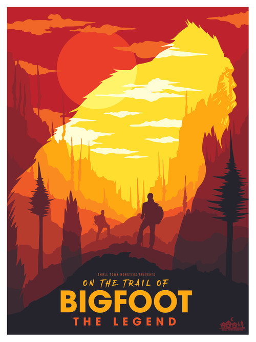 On the Trail of... Bigfoot poster 2