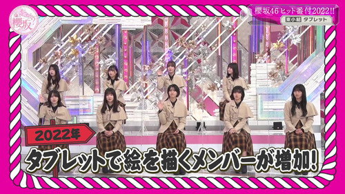 Sakurazaka46 Hit Ranking 2022 (Second Half)