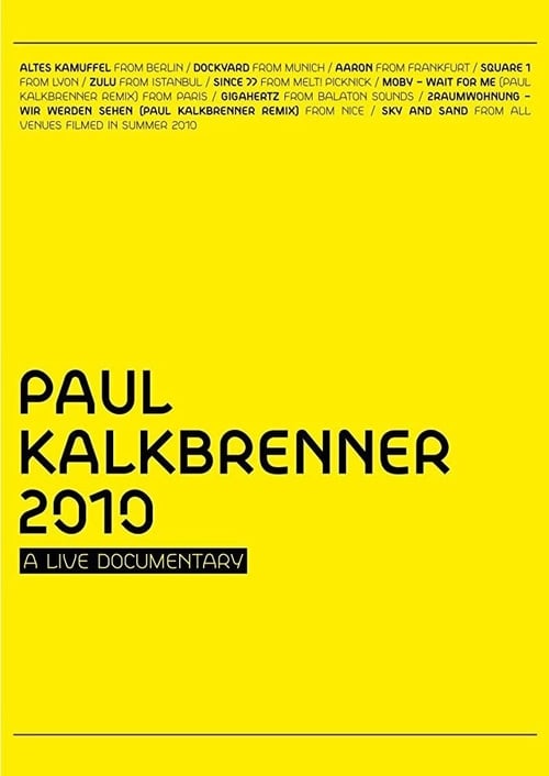Paul Kalkbrenner: A Live Documentary Poster