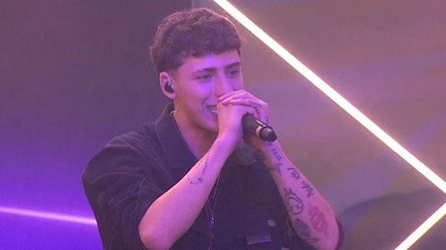 Un artista deja un mensaje