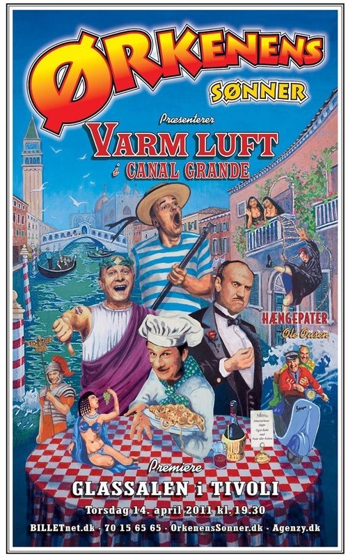 Ørkenens Sønner: Varm luft i Canal Grande Poster