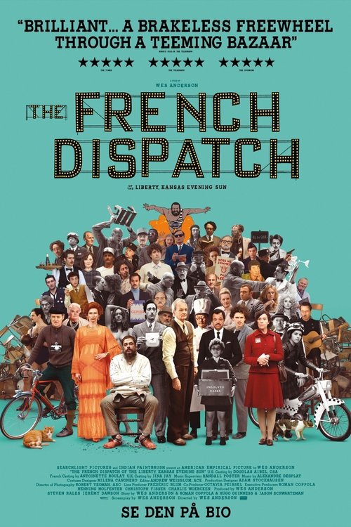 The French Dispatch poster The French Dispatch (2021) Online bästa kvalitet HD