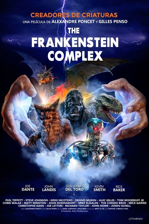 Background poster of Creature Designers: The Frankenstein Complex blurred