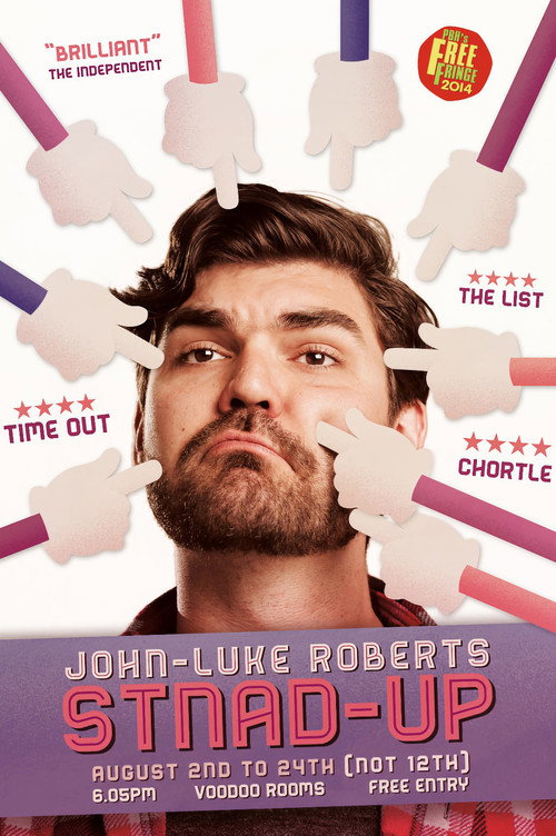 John-Luke Roberts: Stnad-Up Poster