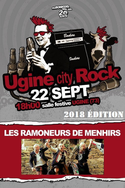 Les Ramoneurs De Ménhirs à Ugine City Rock 2018