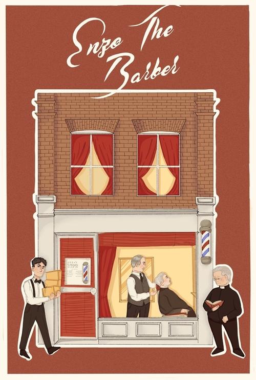 Enzo the Barber Poster