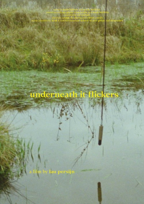 underneath it flickers