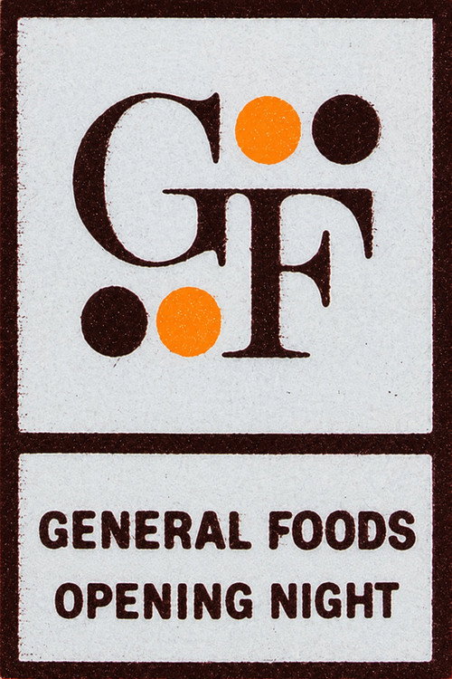 General Foods Opening Night Poster