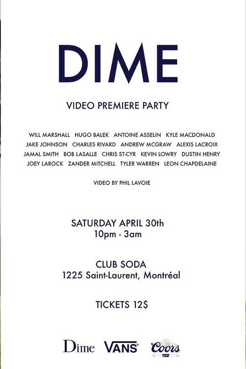 The Dime Video poster 2