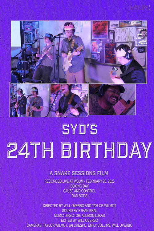 Poster for Syd's 24th Birthday