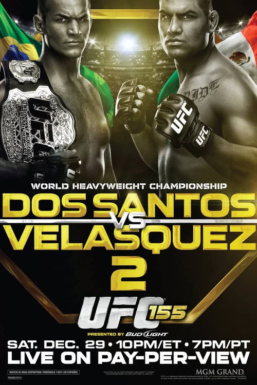 UFC 155: Dos Santos vs. Velasquez 2 poster 2