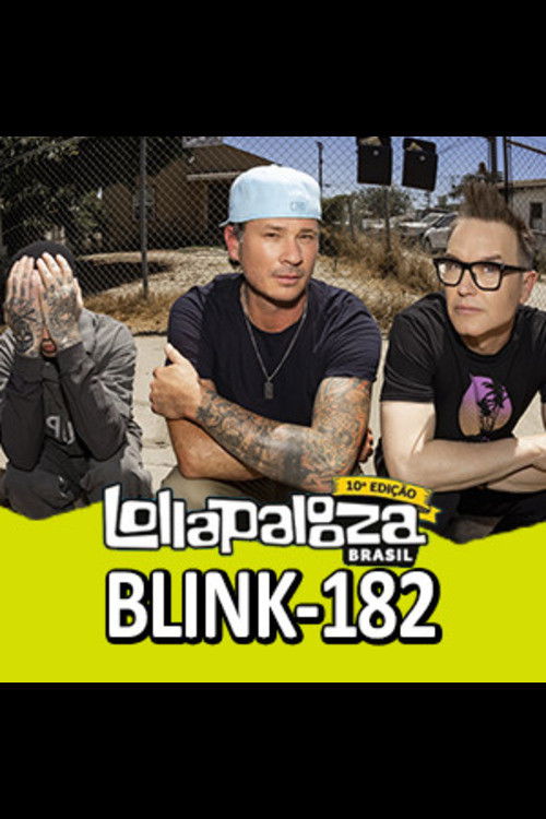 Blink-182 - Live at Lollapalooza Brazil 2024 Poster