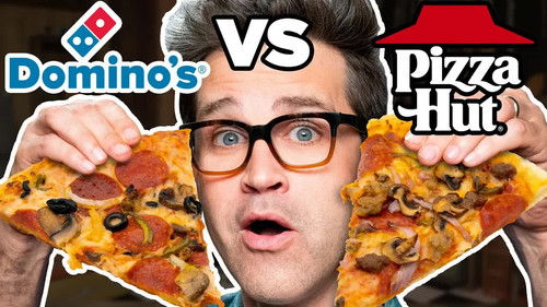 Dominos vs. Pizza Hut Taste Test | FOOD FEUDS