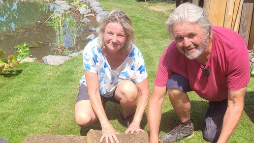 A swimming pond for the Hufschmidt family