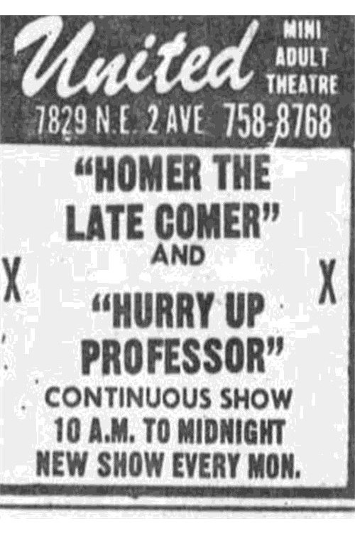Homer, the Late Comer Poster