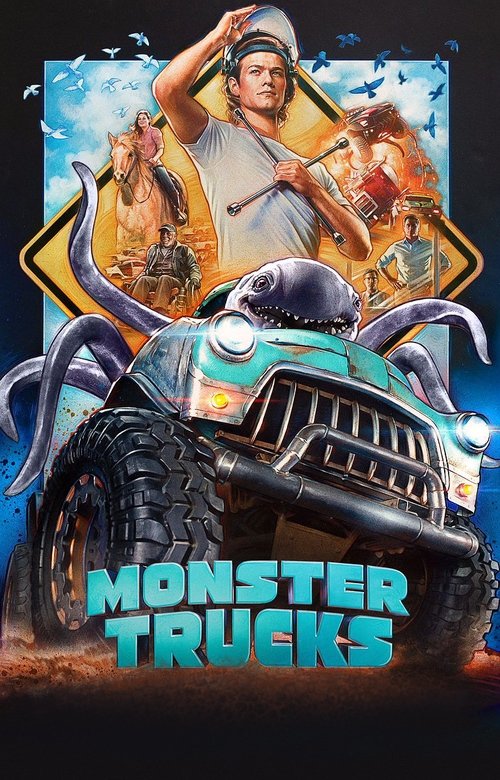 Monster Trucks movie poster player