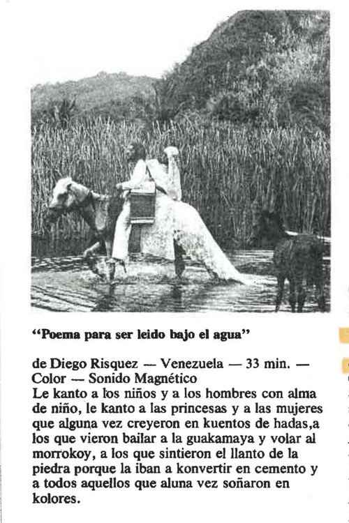 Poema para ser leído bajo el agua's poster