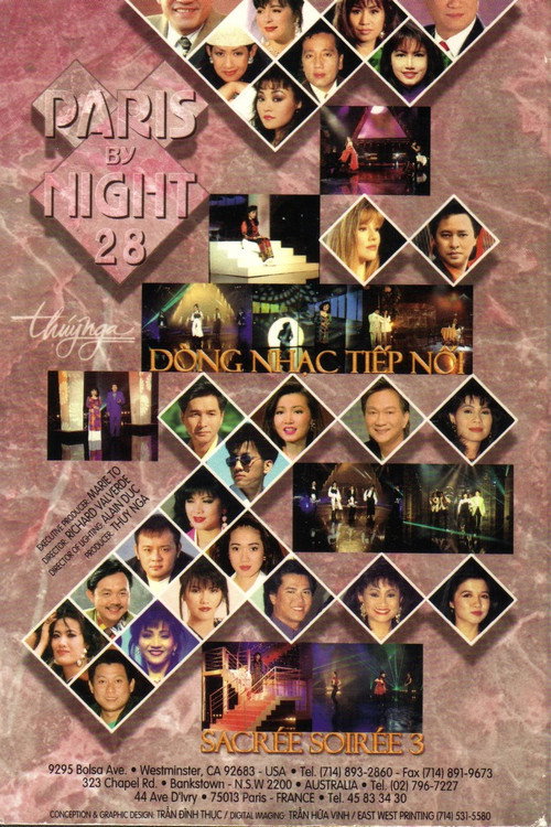 Paris By Night 28: Lam Phương 2 - Dòng Nhạc Tiếp Nối - Sacrée Soirée 3