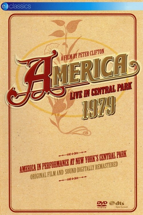 America - Live in Central Park 1979 Poster