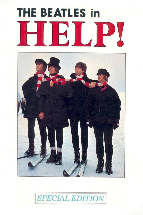 THE BEATLES in HELP! Poster