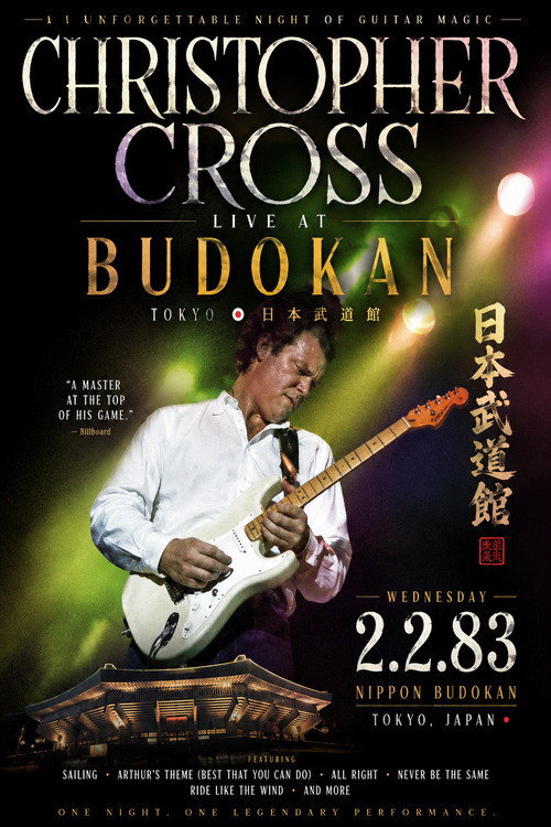 Christopher Cross - Live at the Budokan Arena Poster