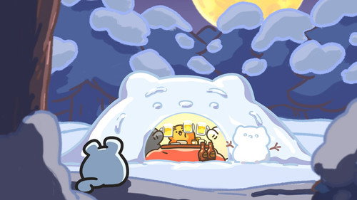 Snowy Muzik Forest