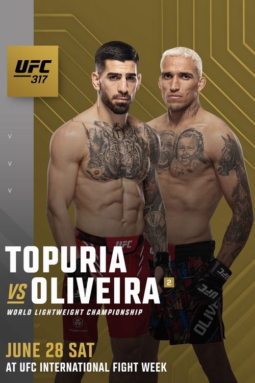 UFC 317: Topuria vs. Oliveira Poster
