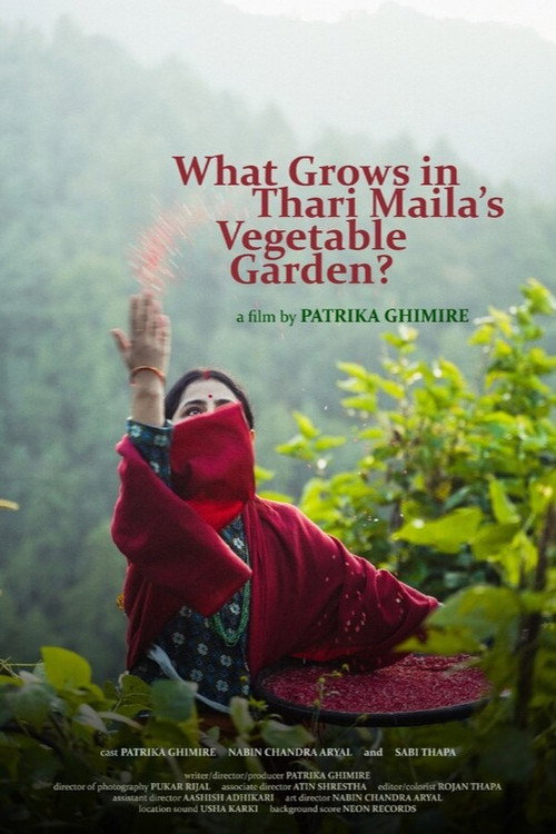 What grows in Thari Maila&rsquo;s vegetable garden?电影海报
