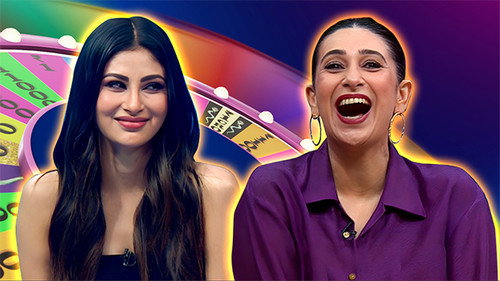 Spin the Wheel with Karisma, Anu Malik and Mouni Roy