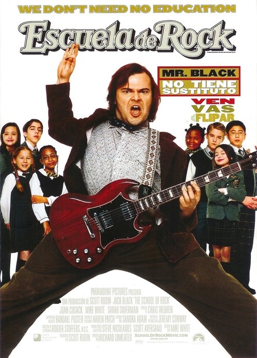 Escuela de Rock (2003) Mira la transmisión completa de la película en línea