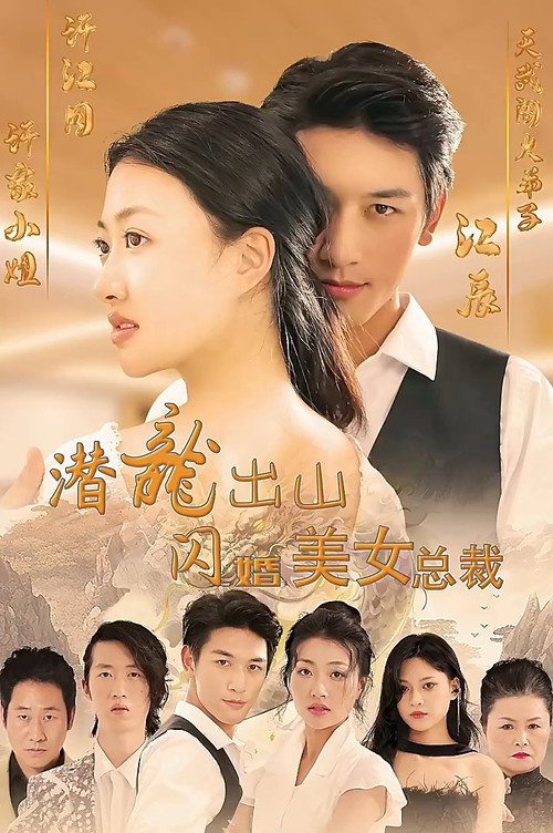 潜龙出山，闪婚美女总裁电影海报