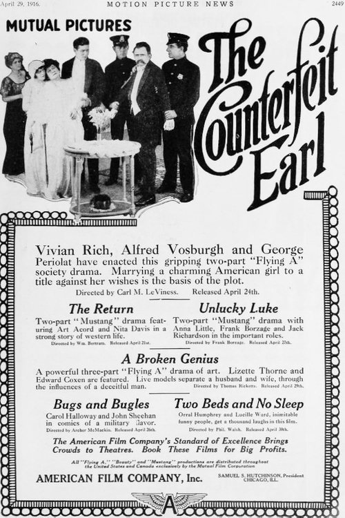 The Counterfeit Earl Poster
