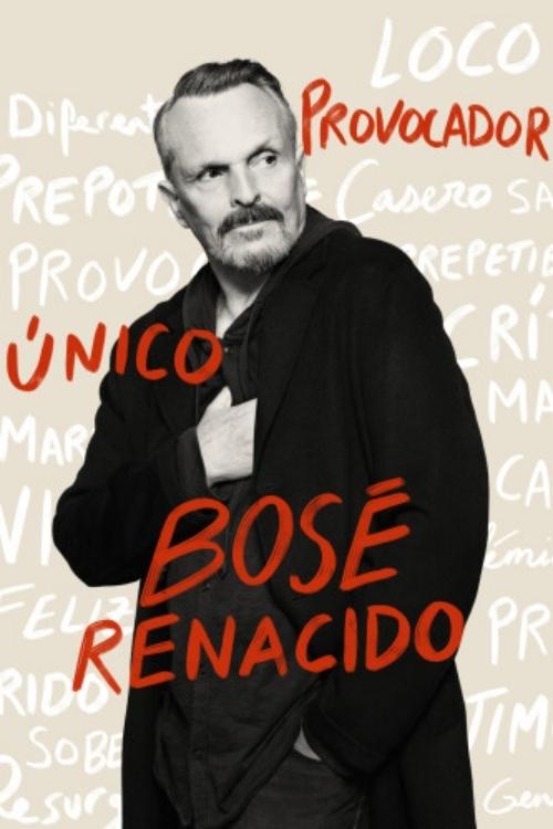 Background poster of Bosé renacido blurred