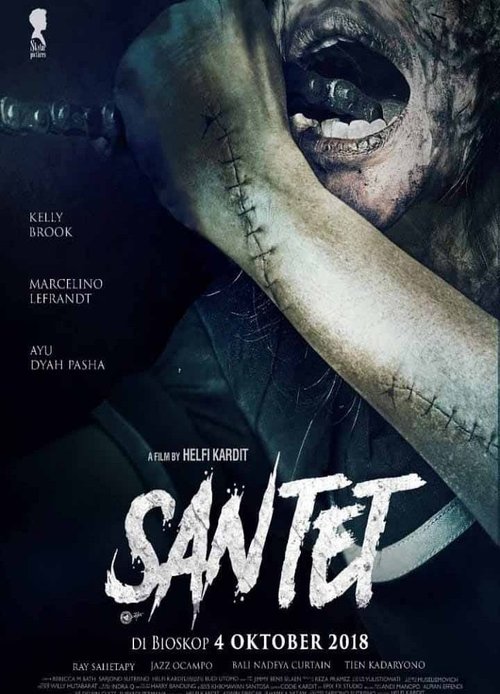 Background poster of The Origin of Santet blurred