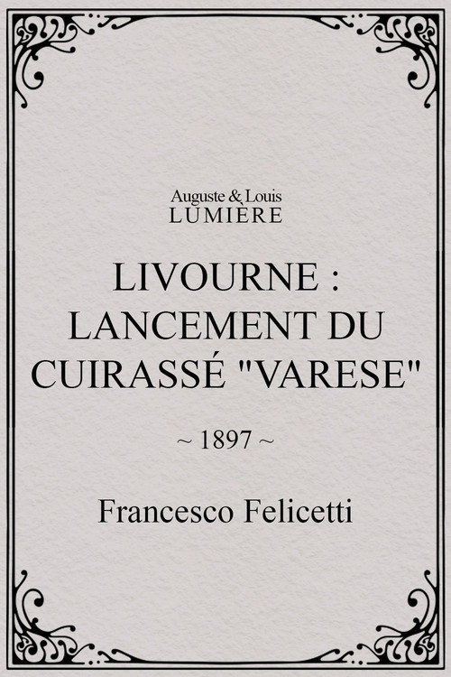 Lancement du 'Varèse' à Livourne