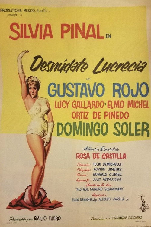 Desnúdate, Lucrecia poster 3