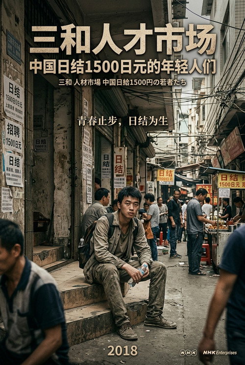 三和人才市场 中国日结1500日元的年轻人们电影海报